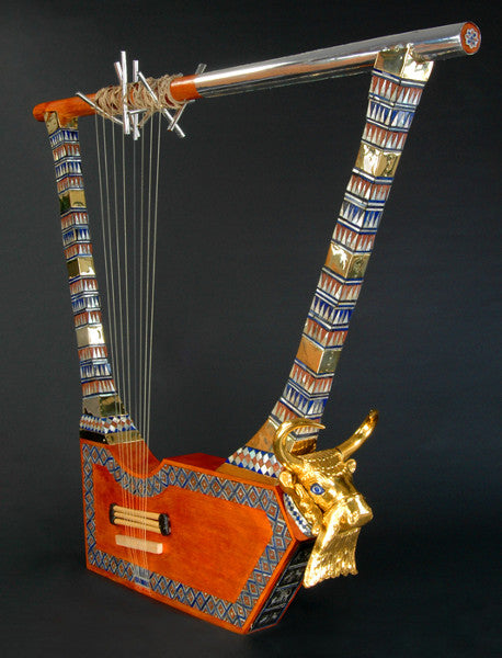 Golden Lyre of Ur Replica