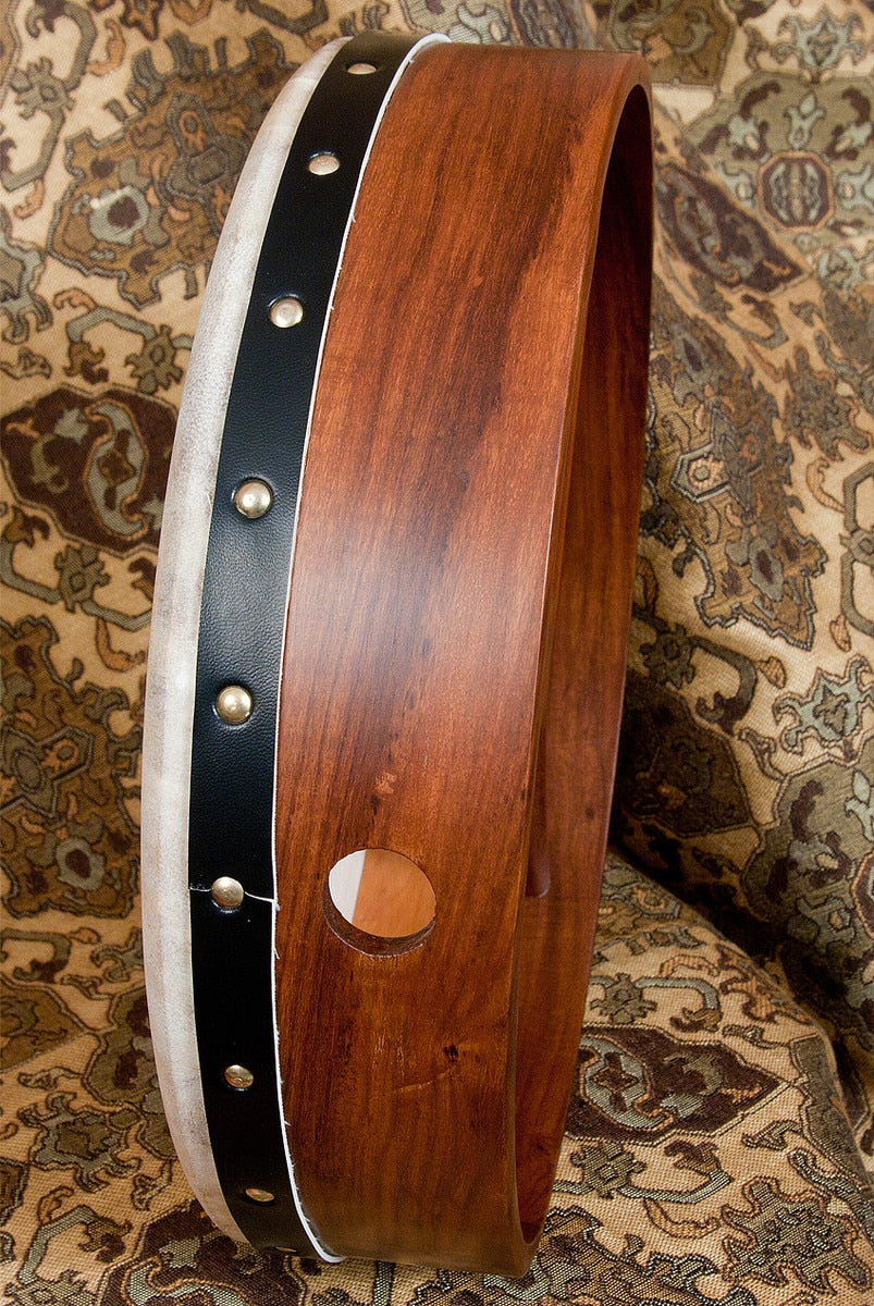 Roosebeck Bodhran, 14" x 3.5", Fixed, Rosewood, Cross