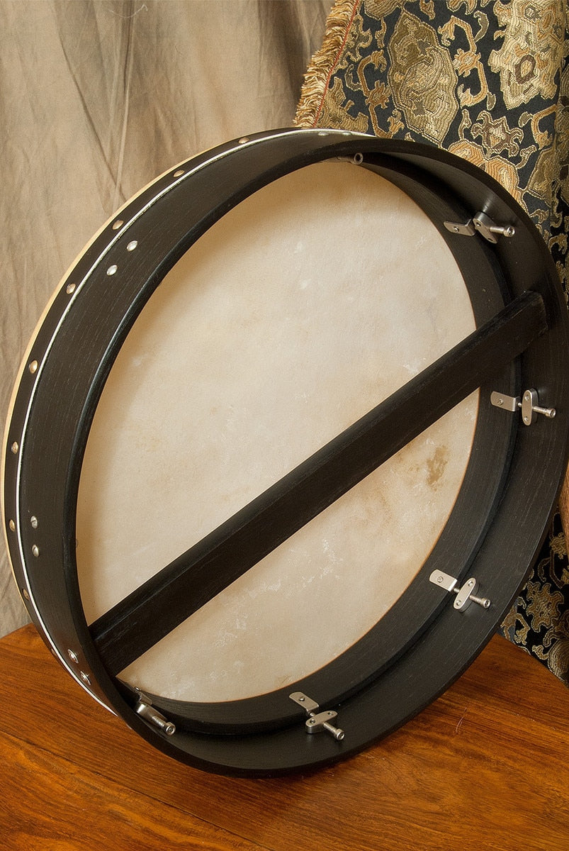 Roosebeck Bodhran, 18"x 3.5", Tune, Black, Single