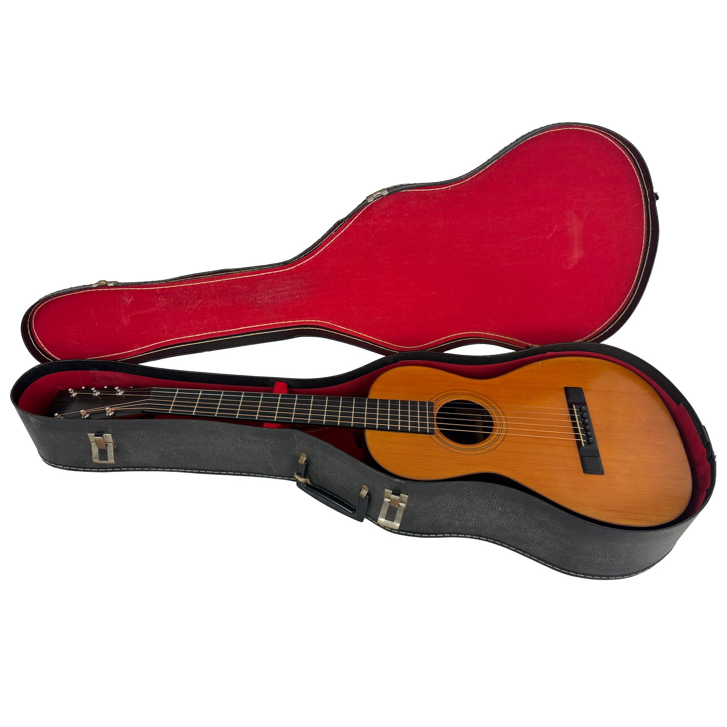 George Washburn Parlor Guitar, Slab Headstock, c. 1886