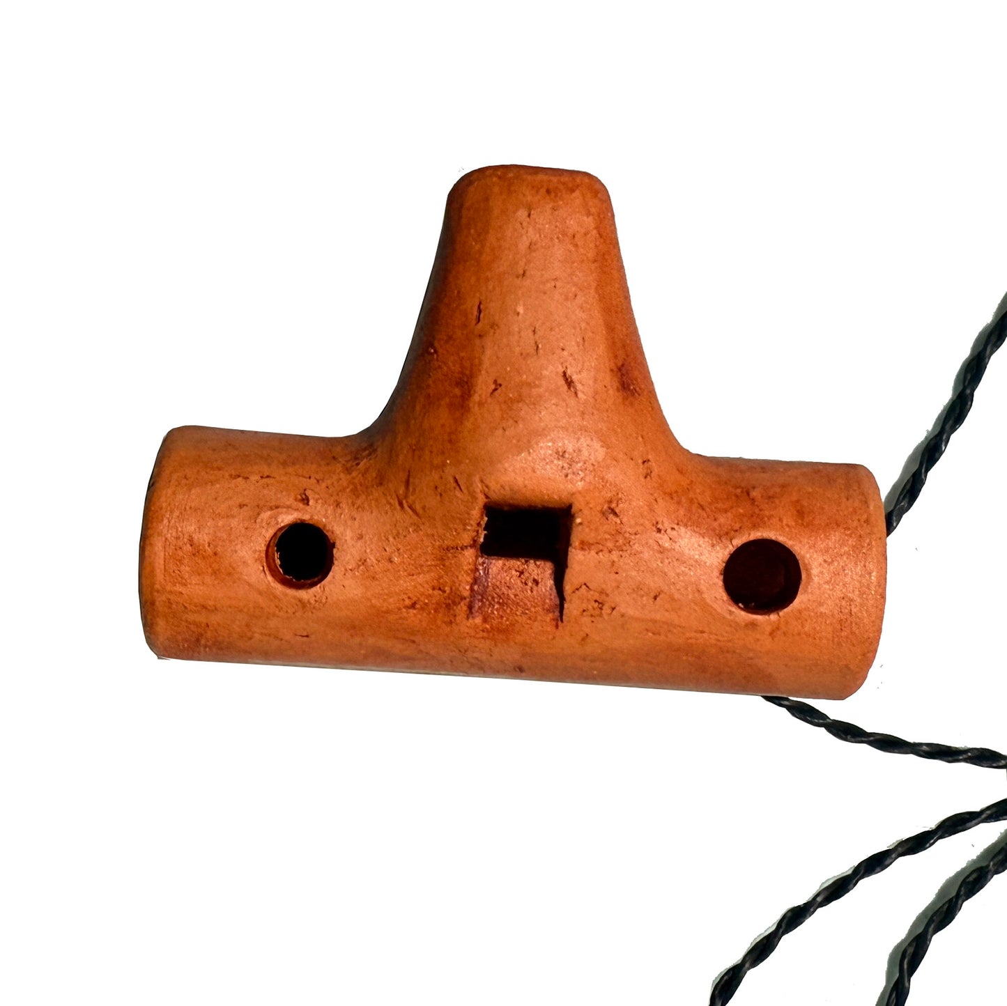 Tezcat (Mockingbird) Clay Whistle by Nash Tavewa