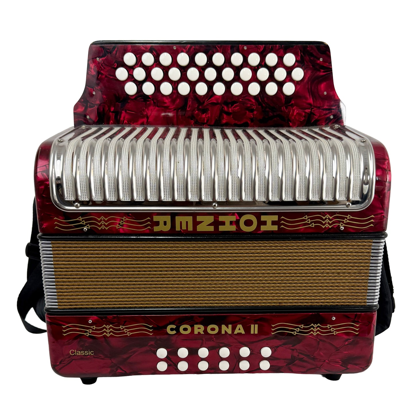 Hohner 31 Button Accordion, Corona II, A/D/G