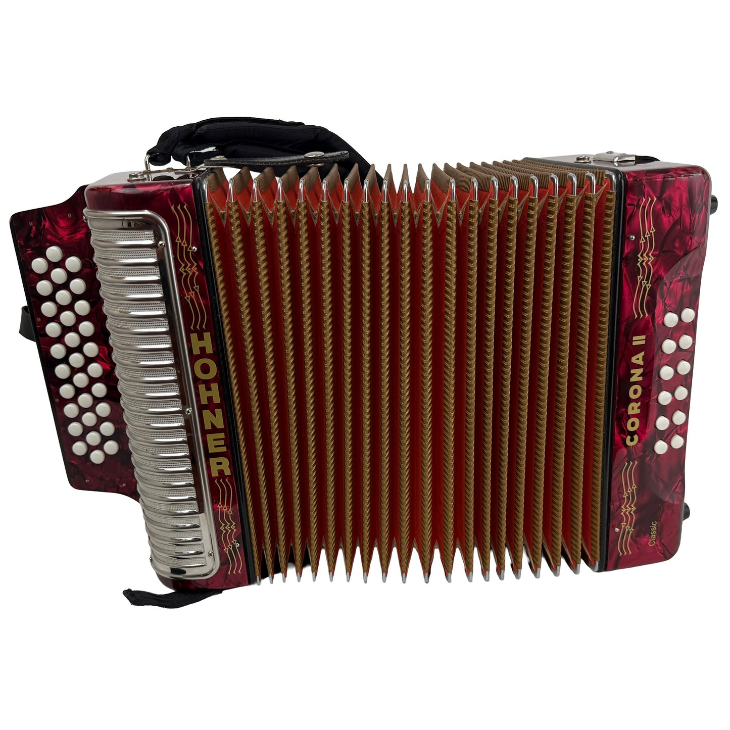 Hohner 31 Button Accordion, Corona II, A/D/G