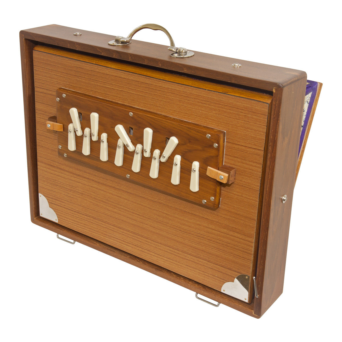 NATARAJ PRO SHRUTI BOX With SIDE CONTROLS 13-REED 4C-5C Shruti Boxes Banjira