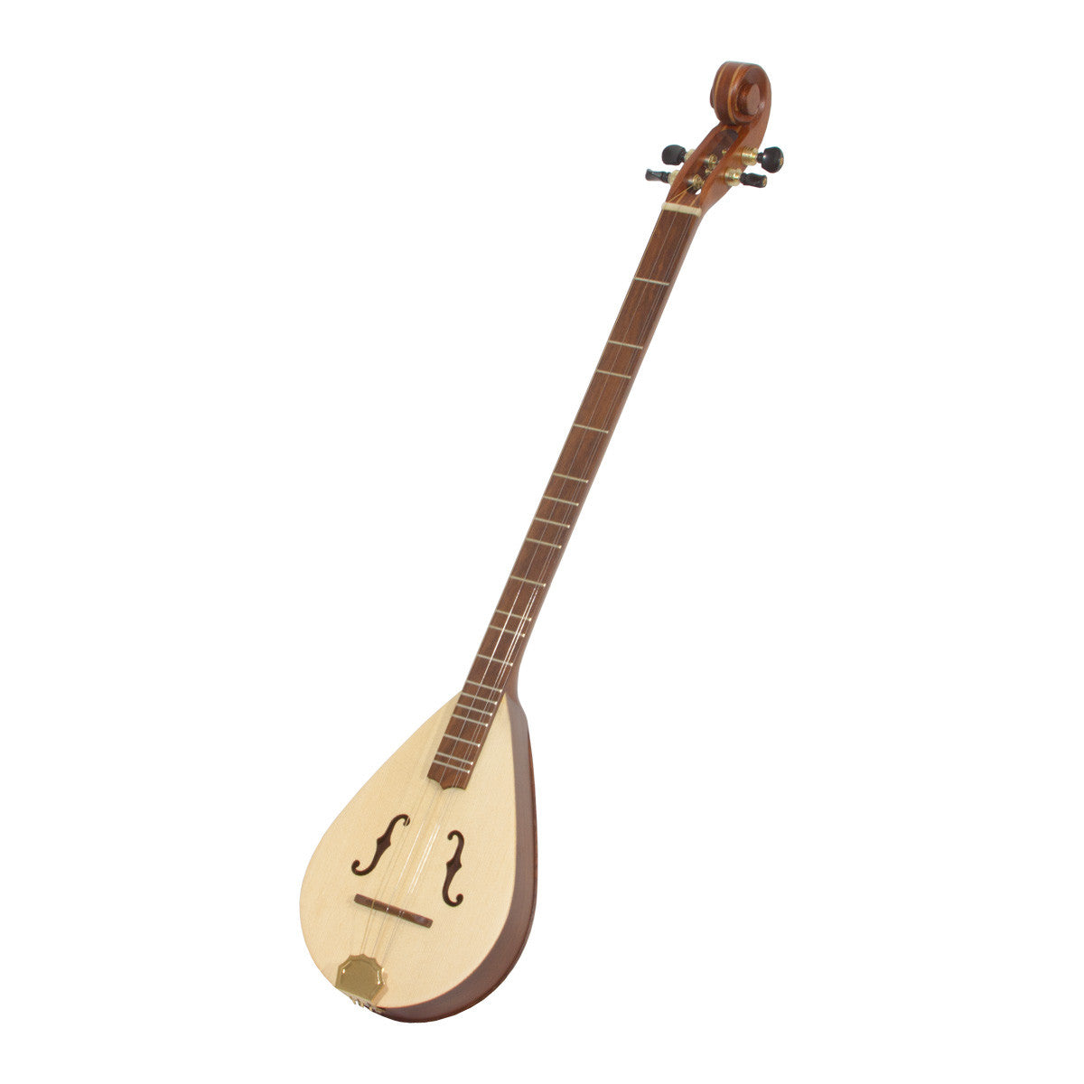 Roosebeck Wildwood Dulcimer, Rosewood, Scroll Turn Dulcimers Roosebeck