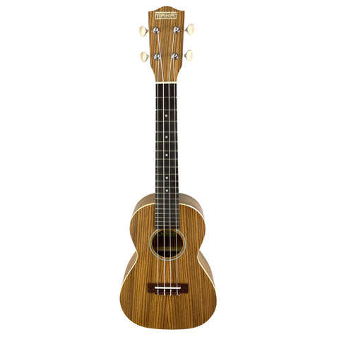 Makai MC-50Z Zebra Wood Concert Ukulele Concert Ukulele Makai