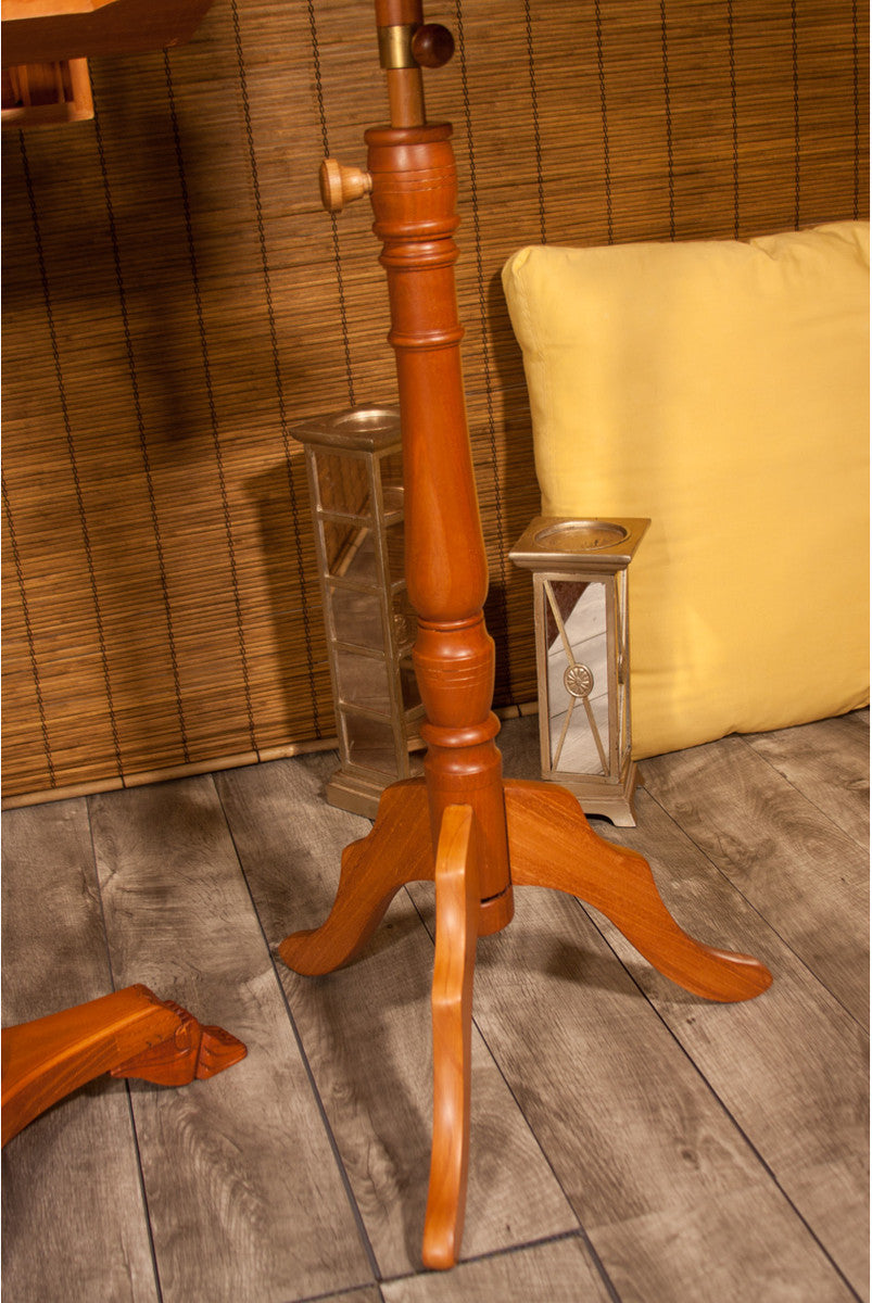EMS Double Tray Regency Music Stand - Red Cedar Music Stands Early Music Shop