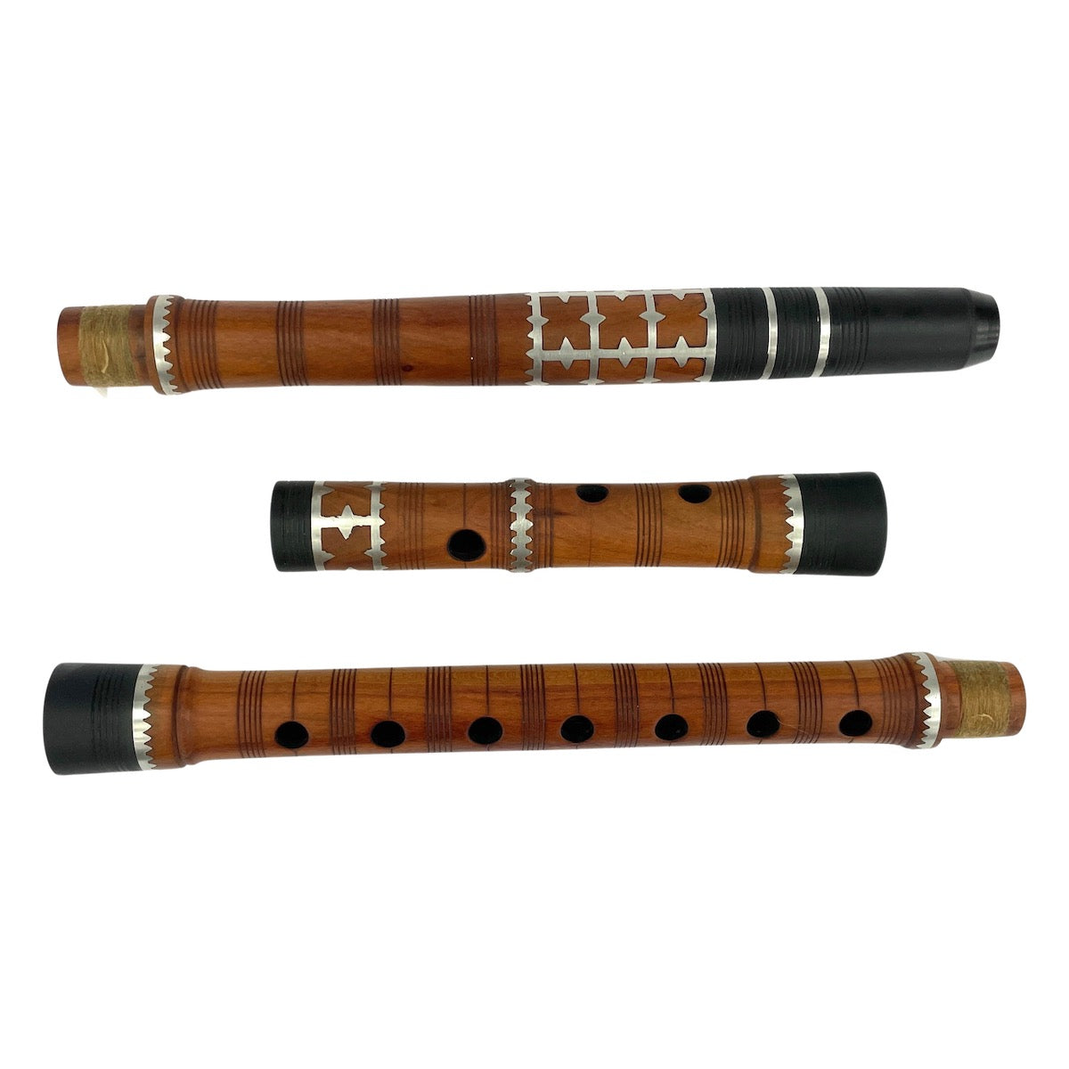 Bulgarian decorated Kaval Flute in D Flutes Lark in the Morning