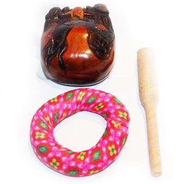 Temple Block, Wooden Fish, Mok Tok 8 cm Blocks, Clappers & Sticks Lark in the Morning