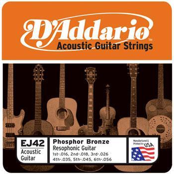 D'Addario Dobro / Resophonic String Set, Phosphorous Bronze .016 Accessories_Strings D'Addario