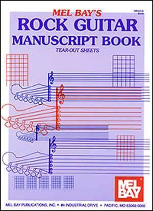Rock Guitar Manuscript Book Media Mel Bay