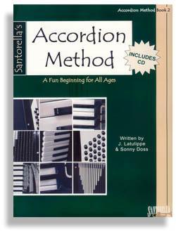 Santorella Accordion Method * Book 2 * with CD Media Santorella