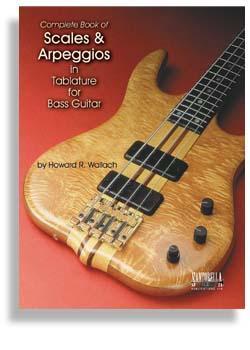 Scales & Arpeggios in Tab for Bass Media Santorella