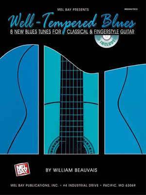Well-Tempered Blues  Book/CD Set Media Mel Bay