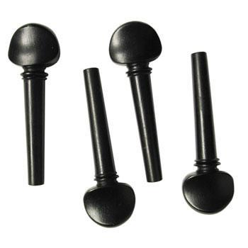 Violin peg sets, carved Ebony Violin Accessories Lark in the Morning