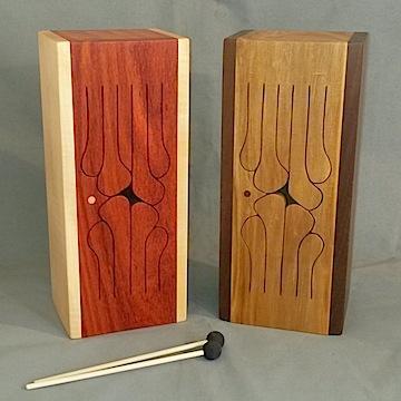 Geo Bones 9 Note Tongue Drum Wooden Tongue Drums Lark in the Morning