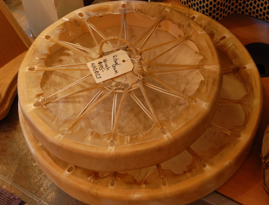 Ritual Drum of Animal Skin on Circular Frame