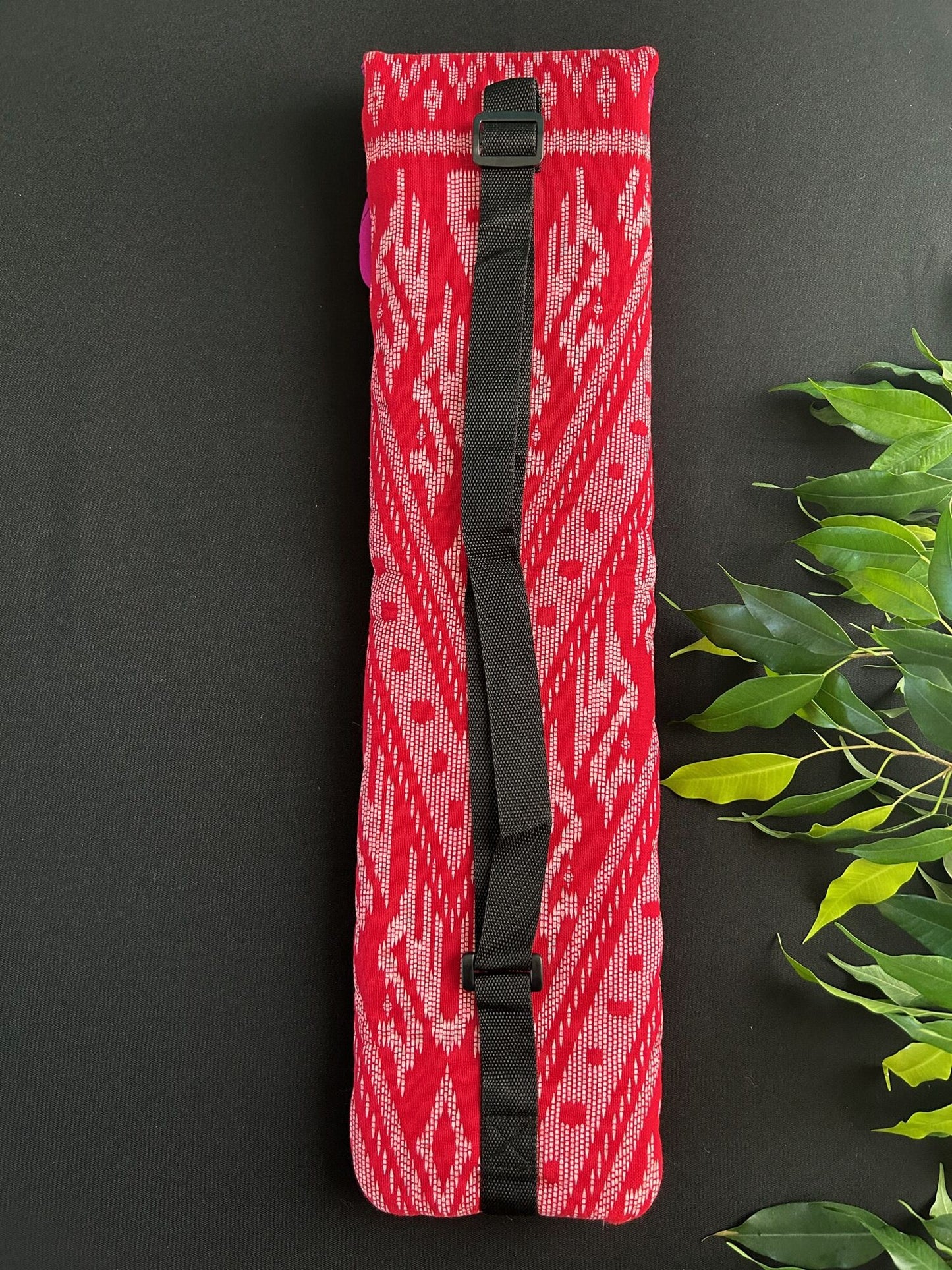 Little Fish Cotton Flute Bag - Red Reflection - Suitable for Medium Flute