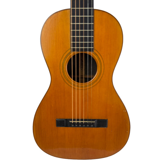 George Washburn Parlor Guitar, Slab Headstock, c. 1886