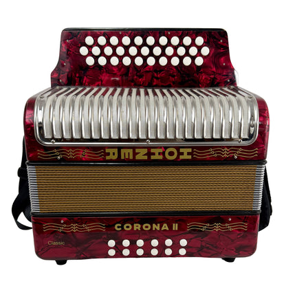 Hohner 31 Button Accordion, Corona II, A/D/G