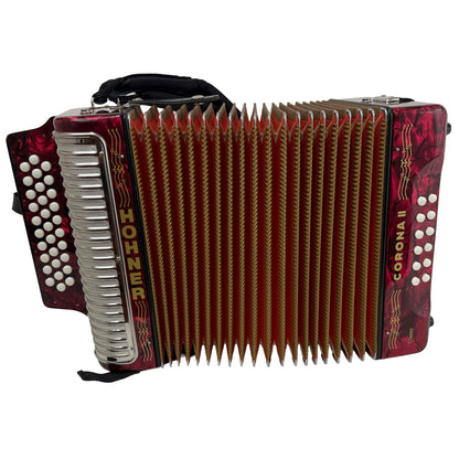 Hohner 31 Button Accordion, Corona II, A/D/G