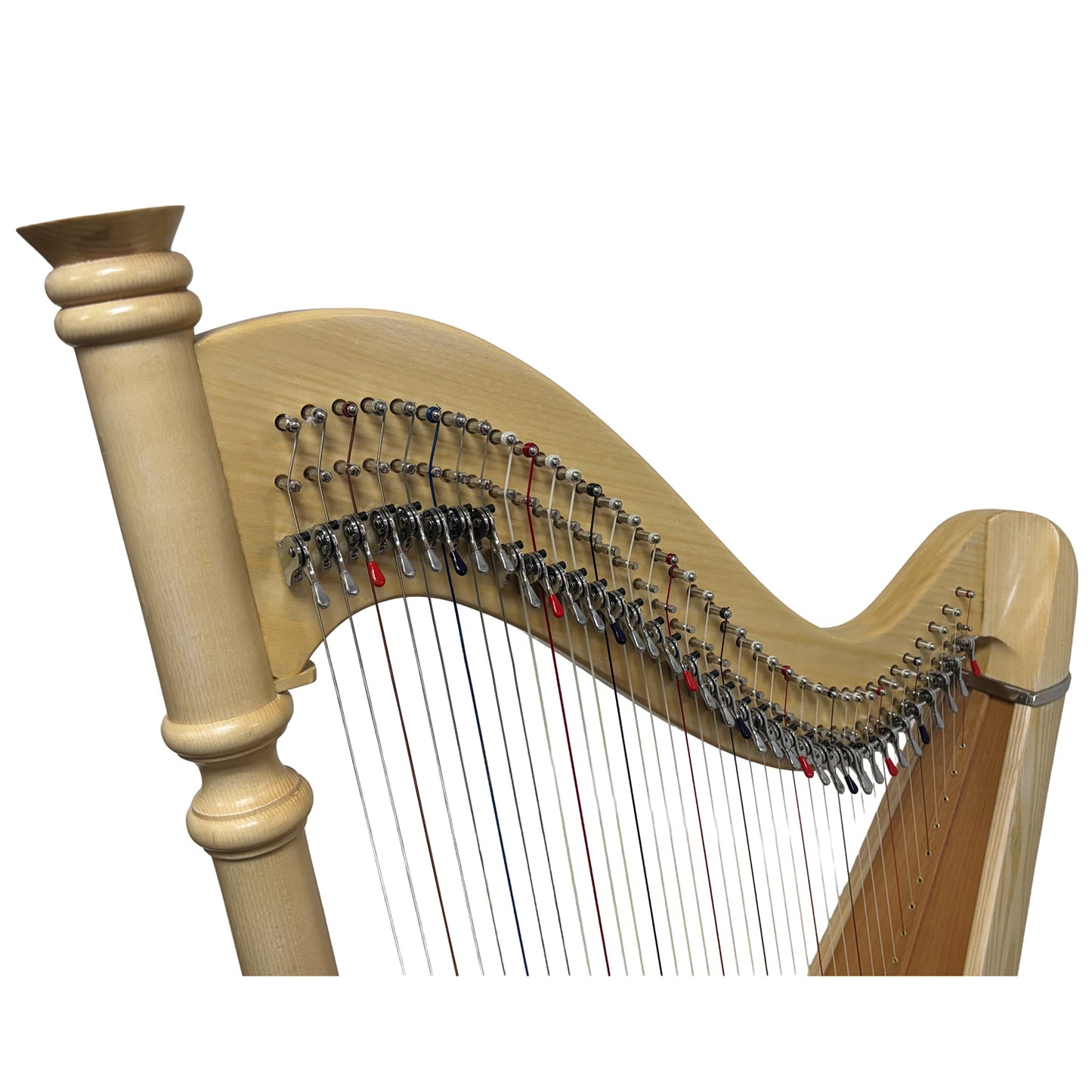 38-String Pillar Harp, Roundback, Halifax