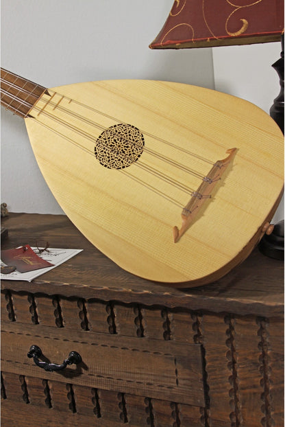 Roosebeck Lute-kulele Tenor, Variegated, Pegs - Walnut