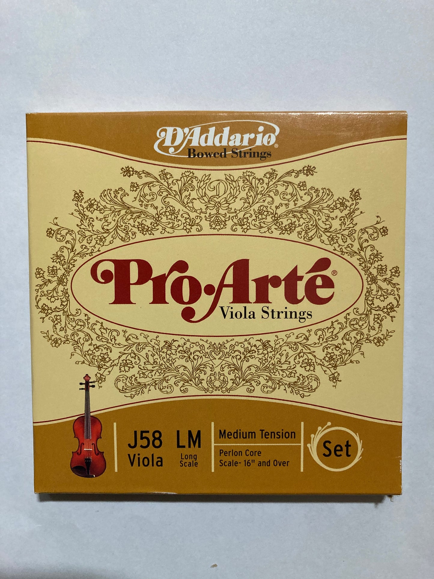 D'Addario Pro Arte Viola String Set, Medium Gauge Accessories_Strings D'Addario   
