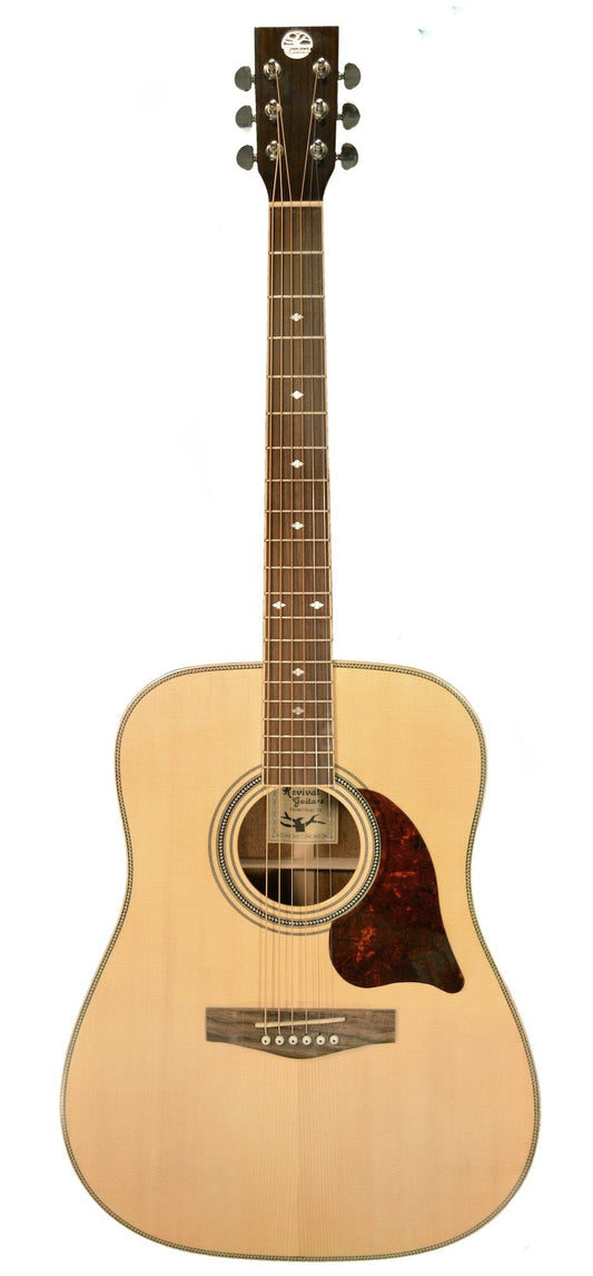Revival RG-24 Glossy Solid Spruce, Black Walnut Dreadnought Guitar Guitars Revival   