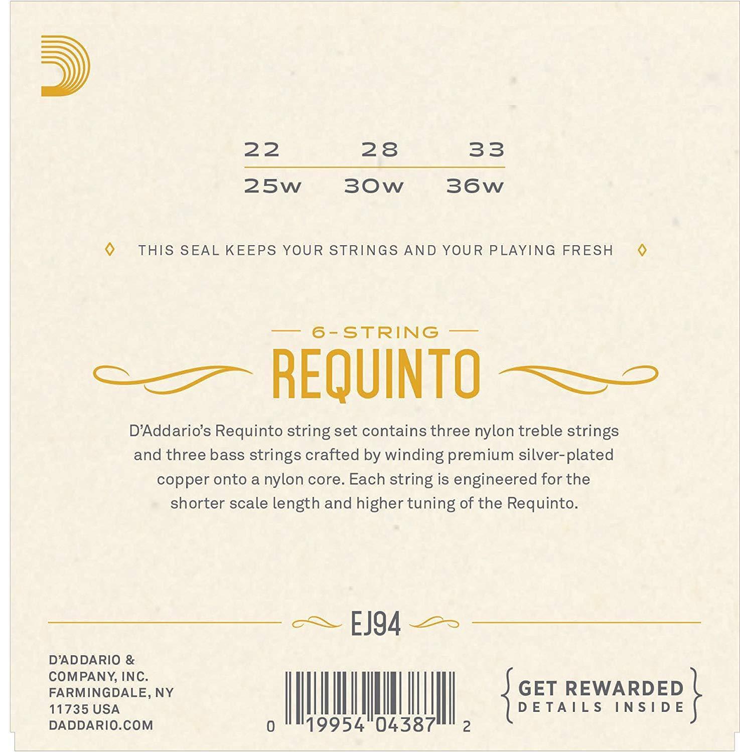 D'Addario Requinto Strings EJ94 Accessories_Strings D'Addario   