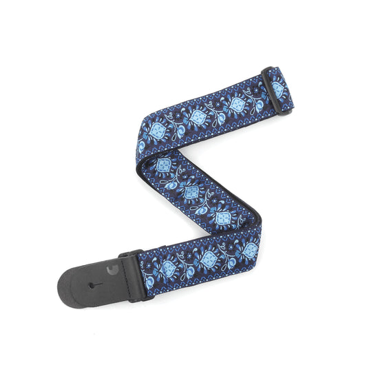 D'Addario NYLON WOVEN GUITAR STRAP Monterey Guitar Straps D'Addario Blue  