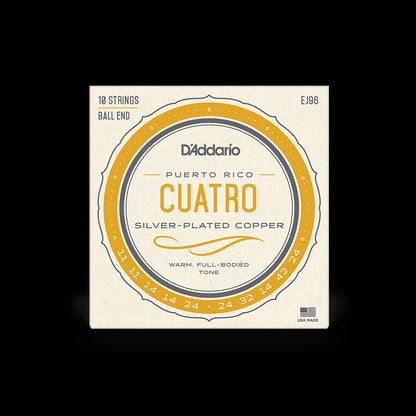 D'Addario Puerto Rican Cuatro 10 String Set, EJ96 Accessories_Strings D'Addario   