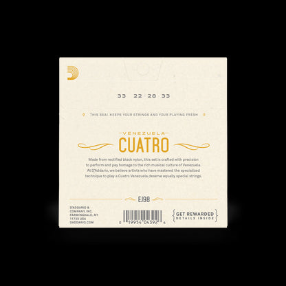 D'Addario Venezuela Cuatro Strings Accessories_Strings D'Addario   