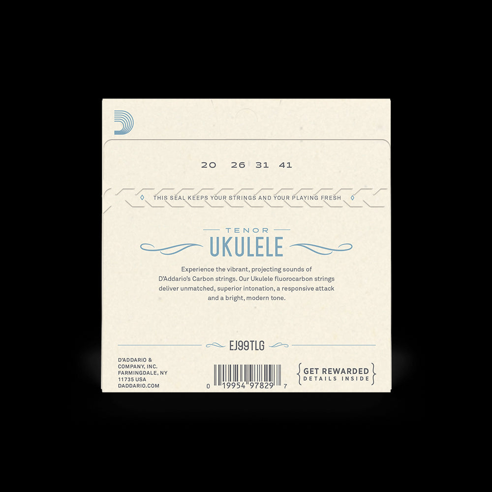 D'Addario Tenor Ukulele Set, Low-G Strings EJ99TLG Accessories_Strings D'Addario   
