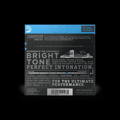 D'Addario Electric Guitar Nickel Wound, Regular Light Gauge, EXL110 Accessories_Strings D'Addario   