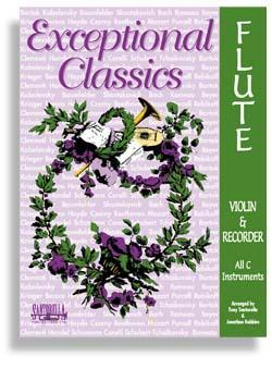 Exceptional Classics for Flute with CD Media Santorella   
