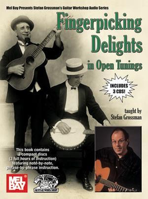 Fingerpicking Delights in Open Tunings Book/3-CD Set Media Mel Bay   