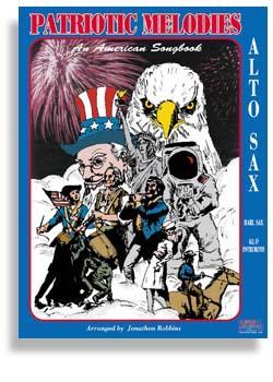 Patriotic Melodies for Alto Sax with CD Media Santorella   