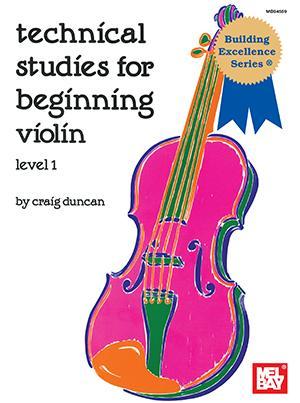 Technical Studies for Beginning Violin Media Mel Bay   