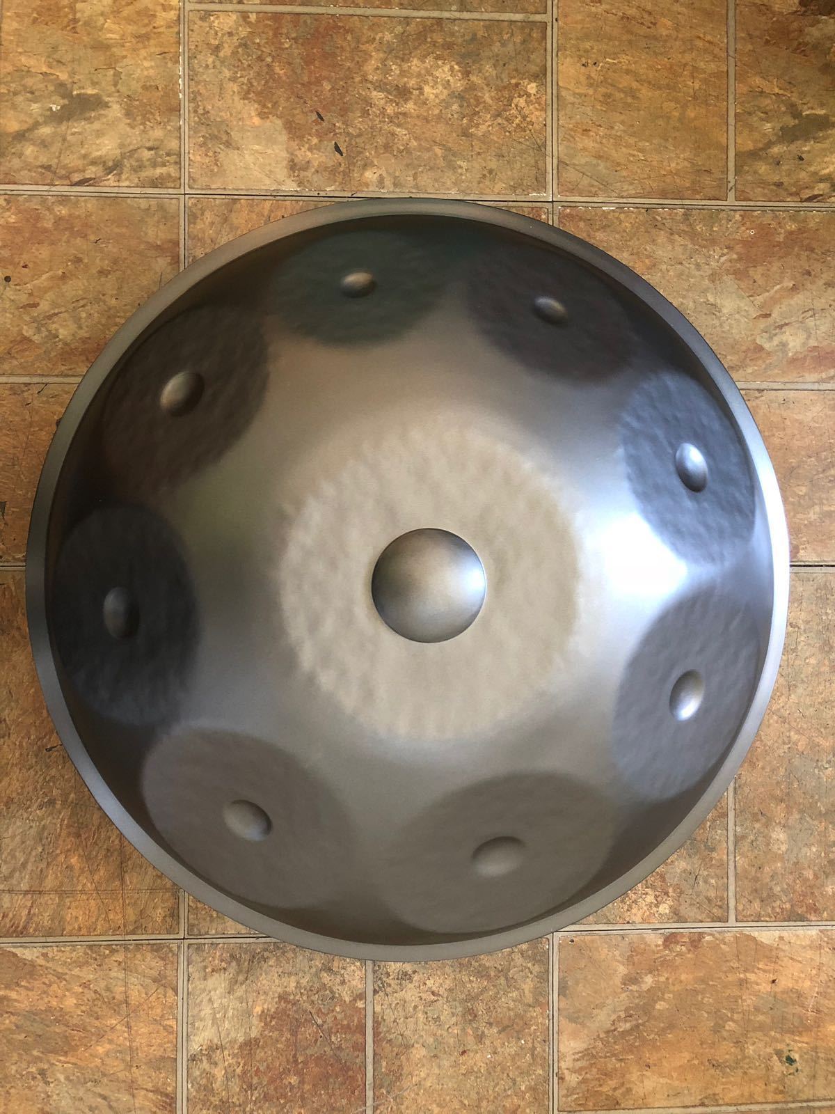 Small Elysium Handpan in G Minor, 22 inch Metal Hand Drums Lark in the Morning   