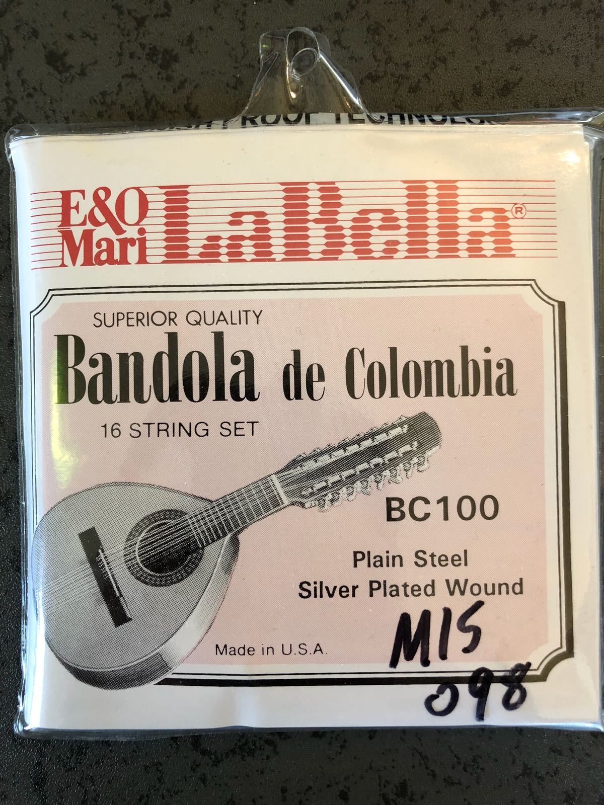 La Bella Bandola de Colombia 16 String Set Plucked Strings - Others Lark in the Morning   