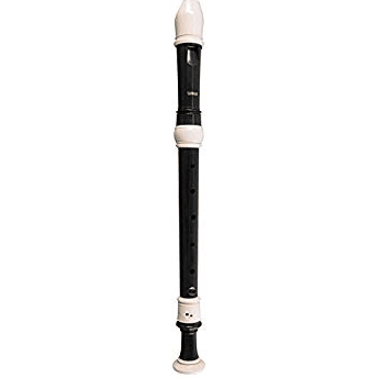 Woodnote Soprano Baroque Recorder - Black Finish Recorders Woodnote Music USA   