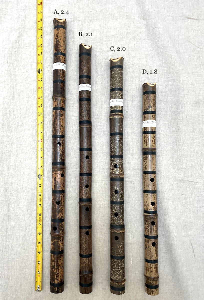 Advanced Student Shakuhachi, from Tai Hei Shakuhachi, size 2.0, key of C Shakuhachi Lark in the Morning   