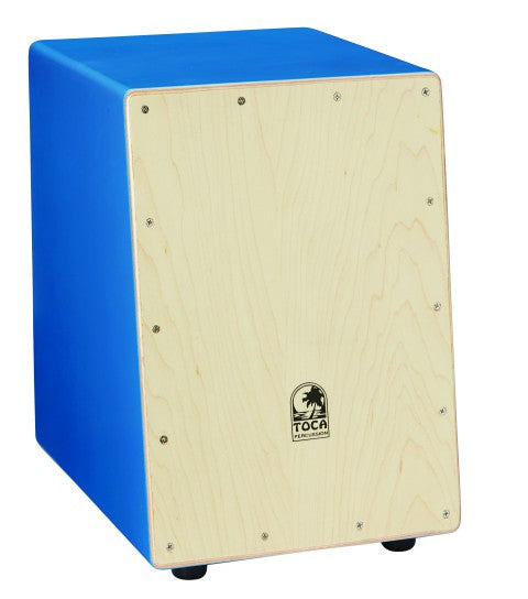 Toca Slant Front Small Cajon, Blue (Jr. Cajon) Cajons Toca   